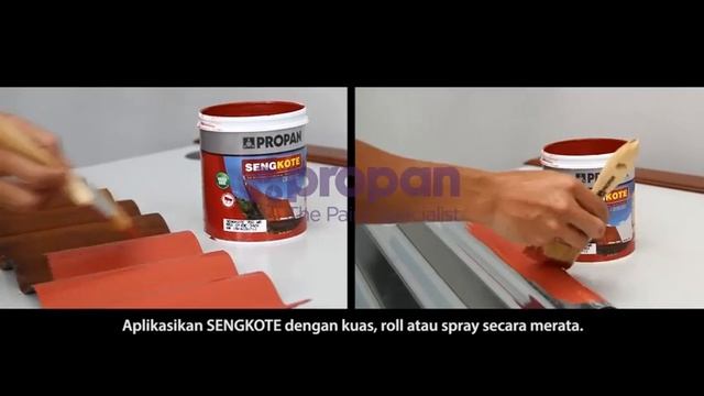 Tutorial Aplikasi Cat Propan "Sengkote".