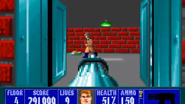 Wolfenstein 3D : Hitler Strikes Back : Level 4