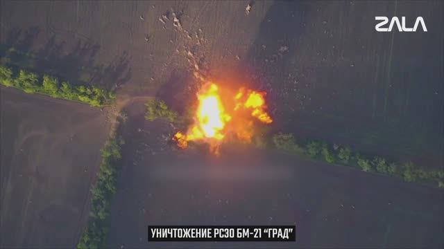 🔥⚡Красивое. Подборка применения БПЛА-камикаде "Ланцет" от компании ZALA