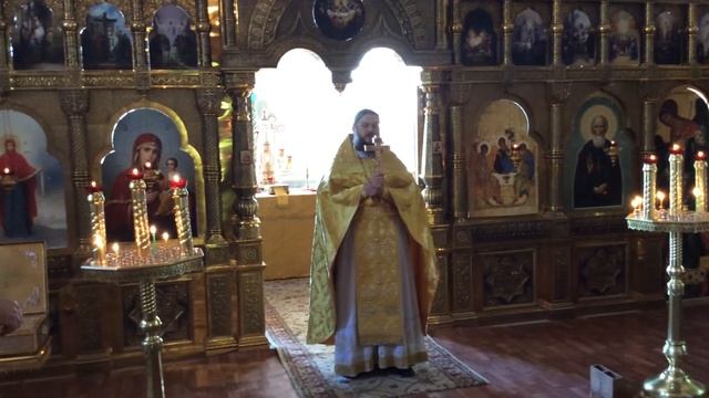 Воскресная проповедь отца Ростислава