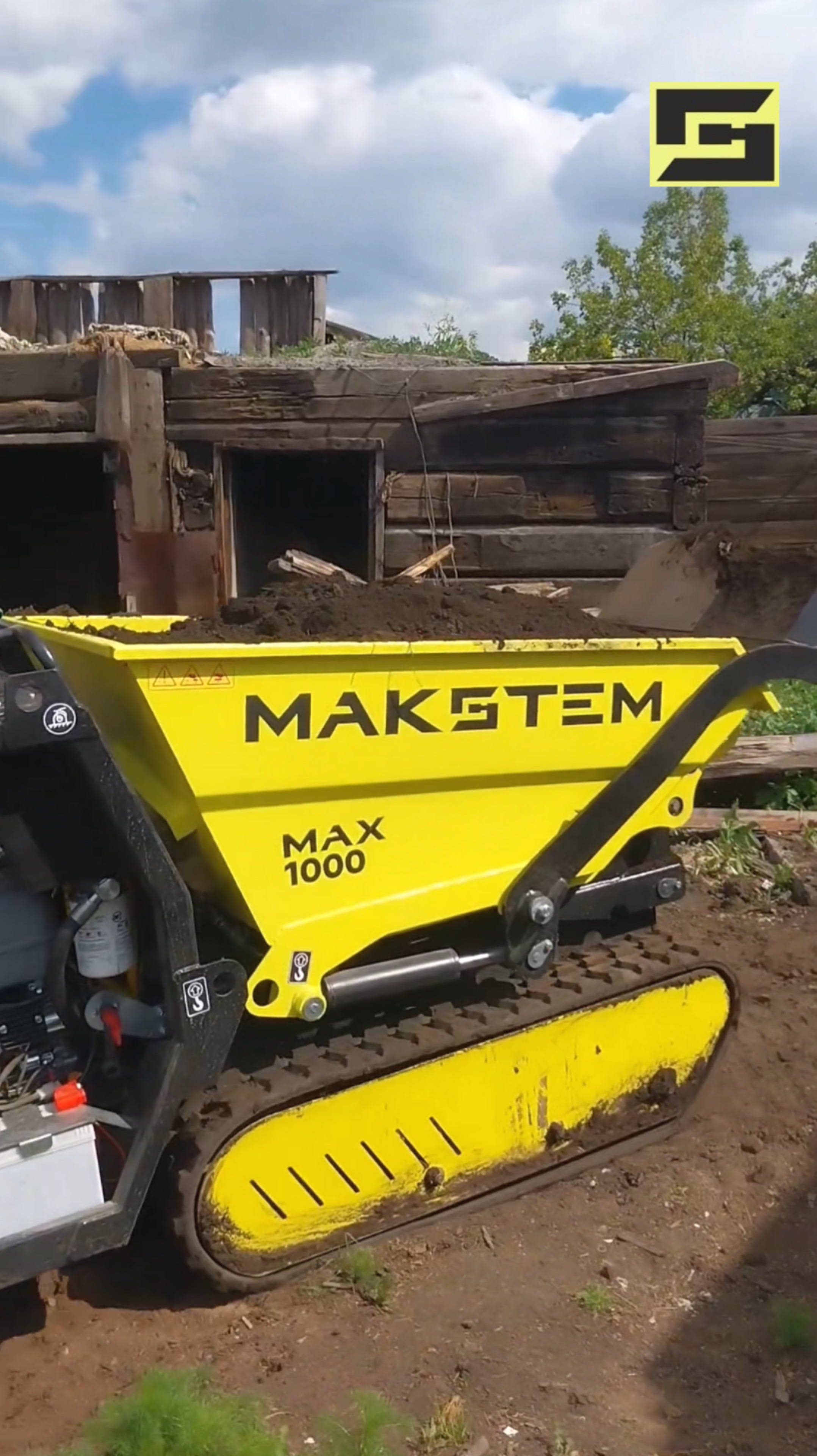 МАХ 1000 ❯ Думпер ❯ Работа на участке ❯ Стройка ❯ Груз❯ Мини-думпер ❯ Партнёр ❯ Логистика