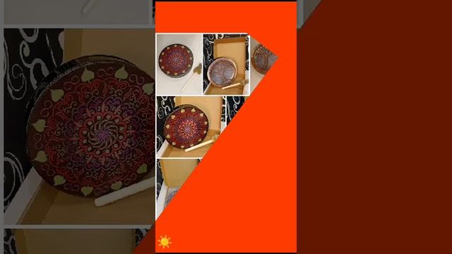 Распаковка подарка🎁на день рождение моё🎂Мечта сбылась !!!!Шаманский бубен. Эмоции 🥰Восторг 🎉