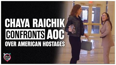 Chaya Raichik Confronts AOC Over Americans Being Held Hostage By Hamas