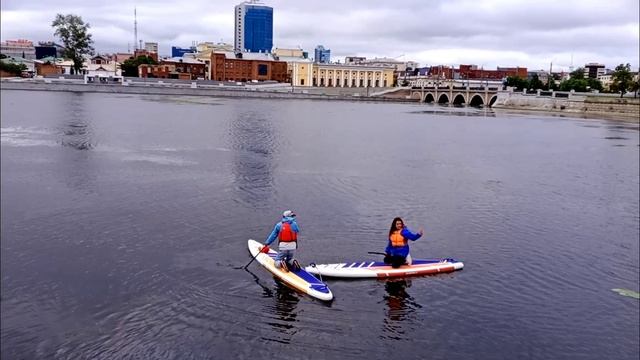 Сапборды на набережной в Челябинске.mp4