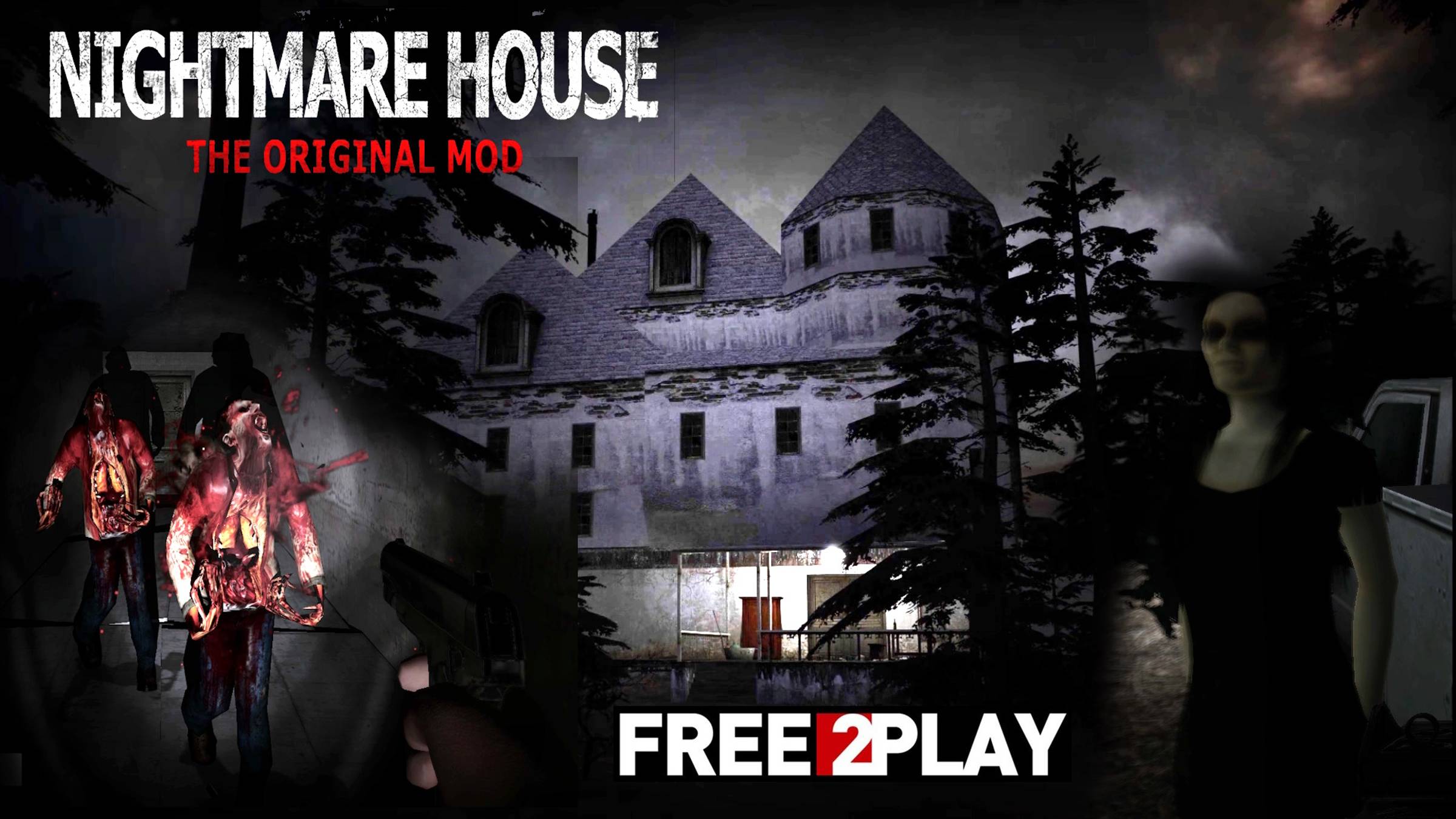 Nightmare House: The Original Mod ✅ Шикарный Бесплатный мод Half Life 2 ✅ Релиз 14 нояб.2024