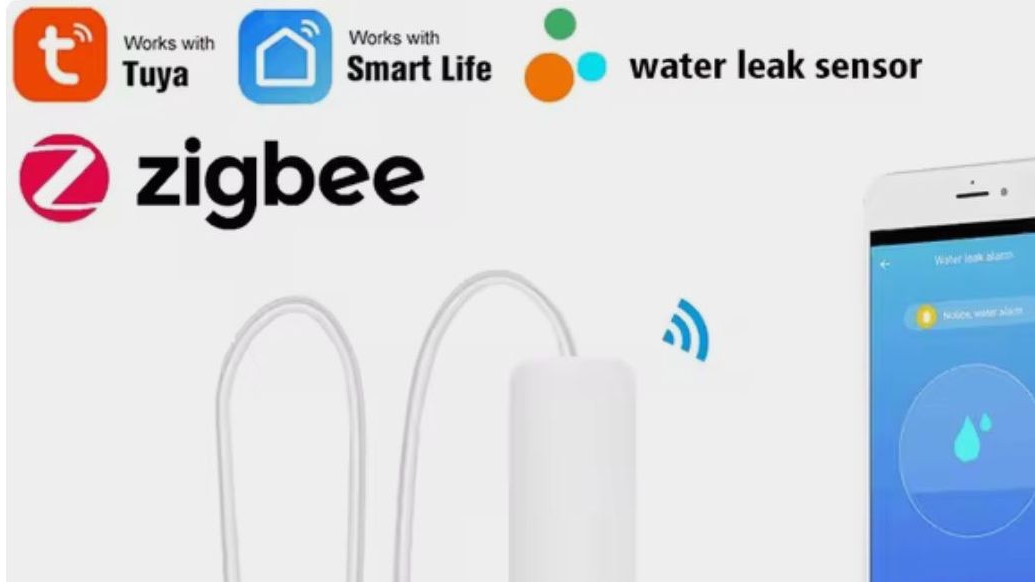 Датчик утечки воды ONENUO Tuya Smart Zigbee. Тест.