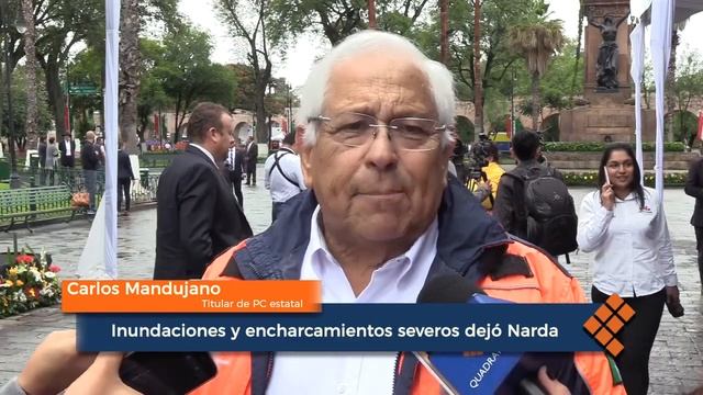 Inundaciones y encharcamientos severos dejó Narda