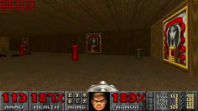 Doom II Hell on Earth MAP 31: Wolfenstein (100%)
