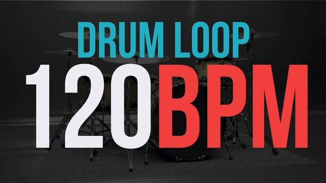120 BPM LOUD RETRO POP DRUM LOOP - DRUM LOOPS for PRACTICE