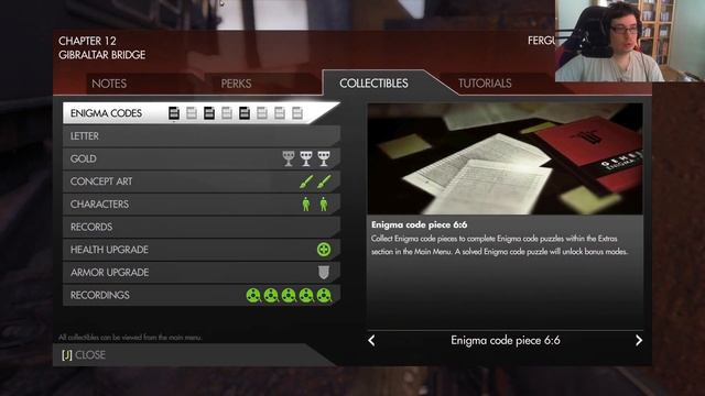 Terminando los recolectables de Wolfenstein The New Order (Fergus Timeline)