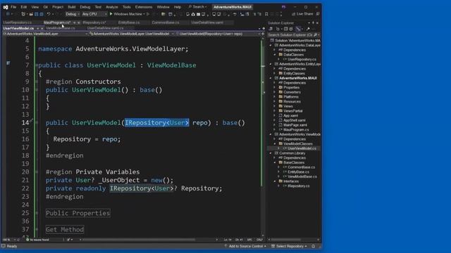 Use Dependency Injection (15 of 18) Создание приложений с помощью XAML и .NET MAUI (с русским перево