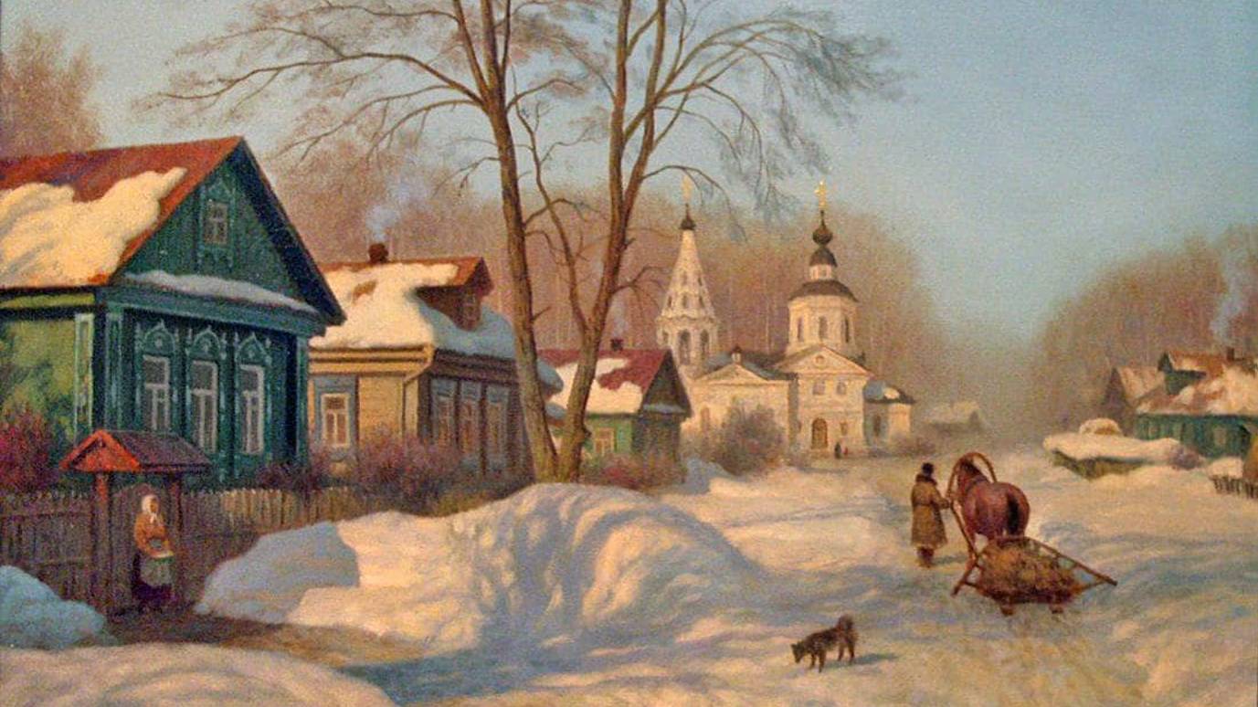 Русская глубинка. Художник Виктор Тормосов.