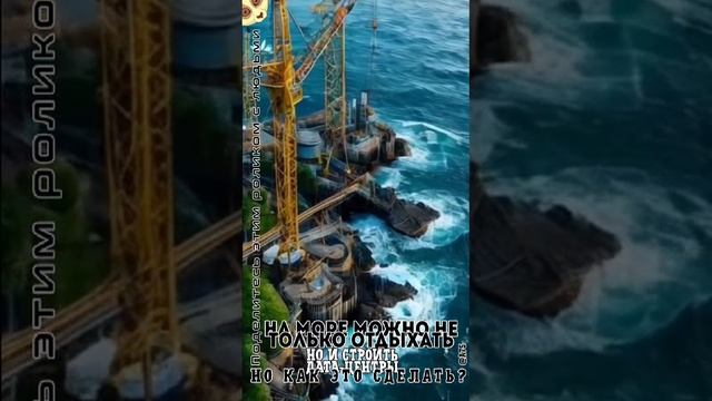 На море можно не только отдыхать, но и строить дата-центры