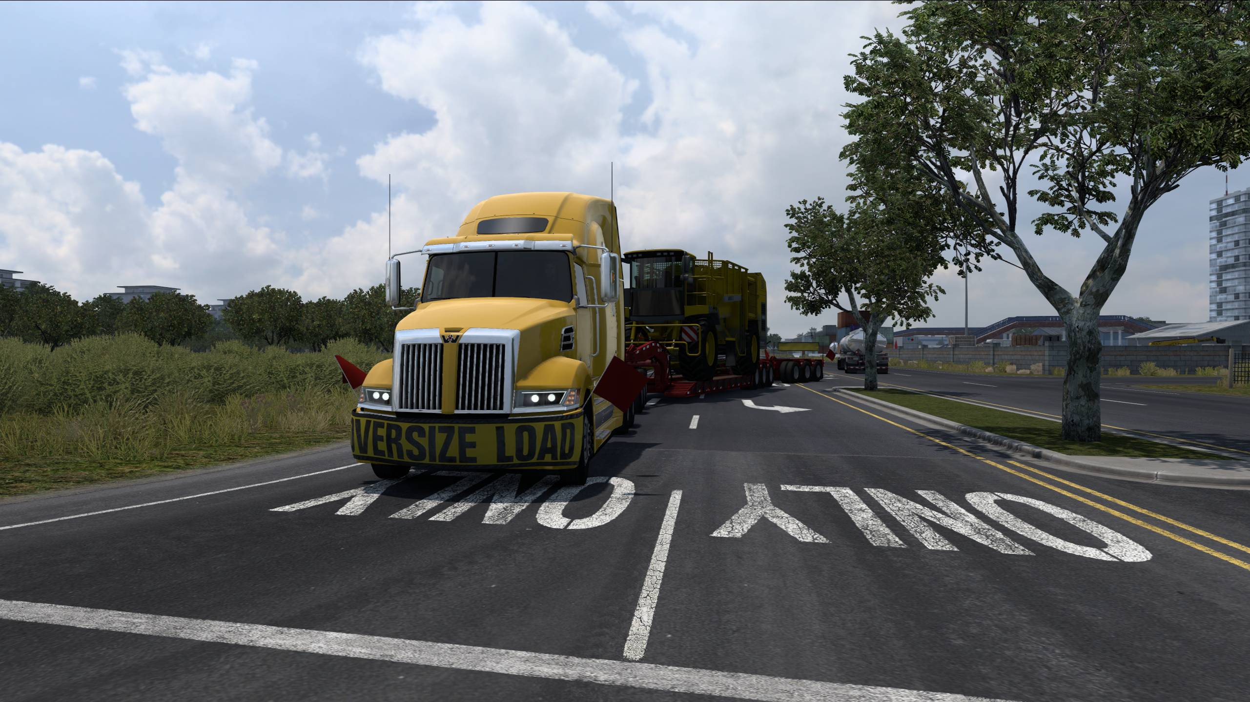 American Truck Simulator _ Свеклоуборочный комбайн _ 65000 фнт _ Western Star