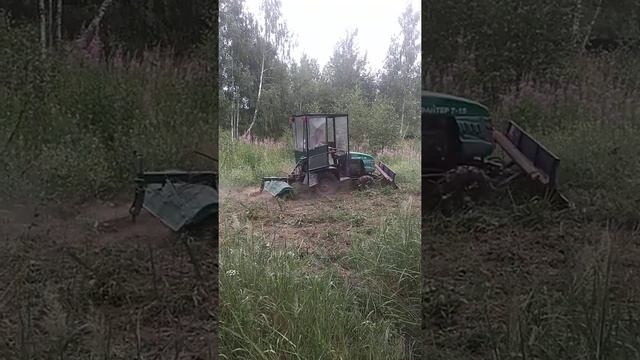 Файтер т 15 косилка и фреза в одном!