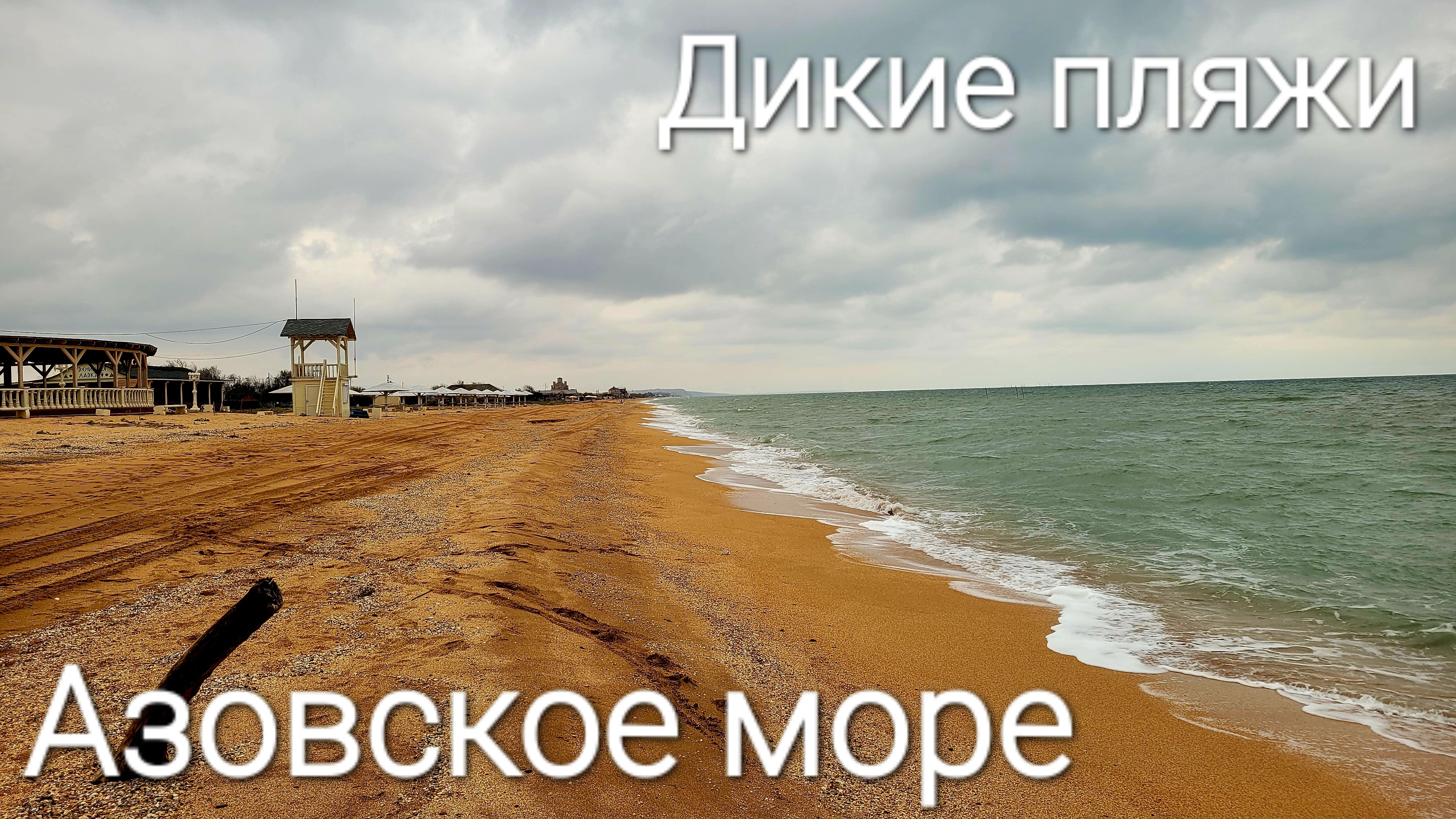 Сб, 16 нояб. Азовское море. Дикие пляжи #Пересыпи и #Голубицкая