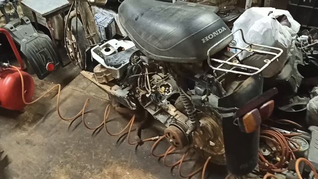 Отмыл пластик Honda Lead AF-01