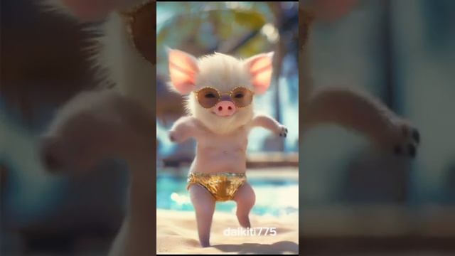 почему свинка в золотых подгузниках а мой кролик нет?