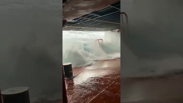Omg 😳 #fear #storm #northsea #ocean