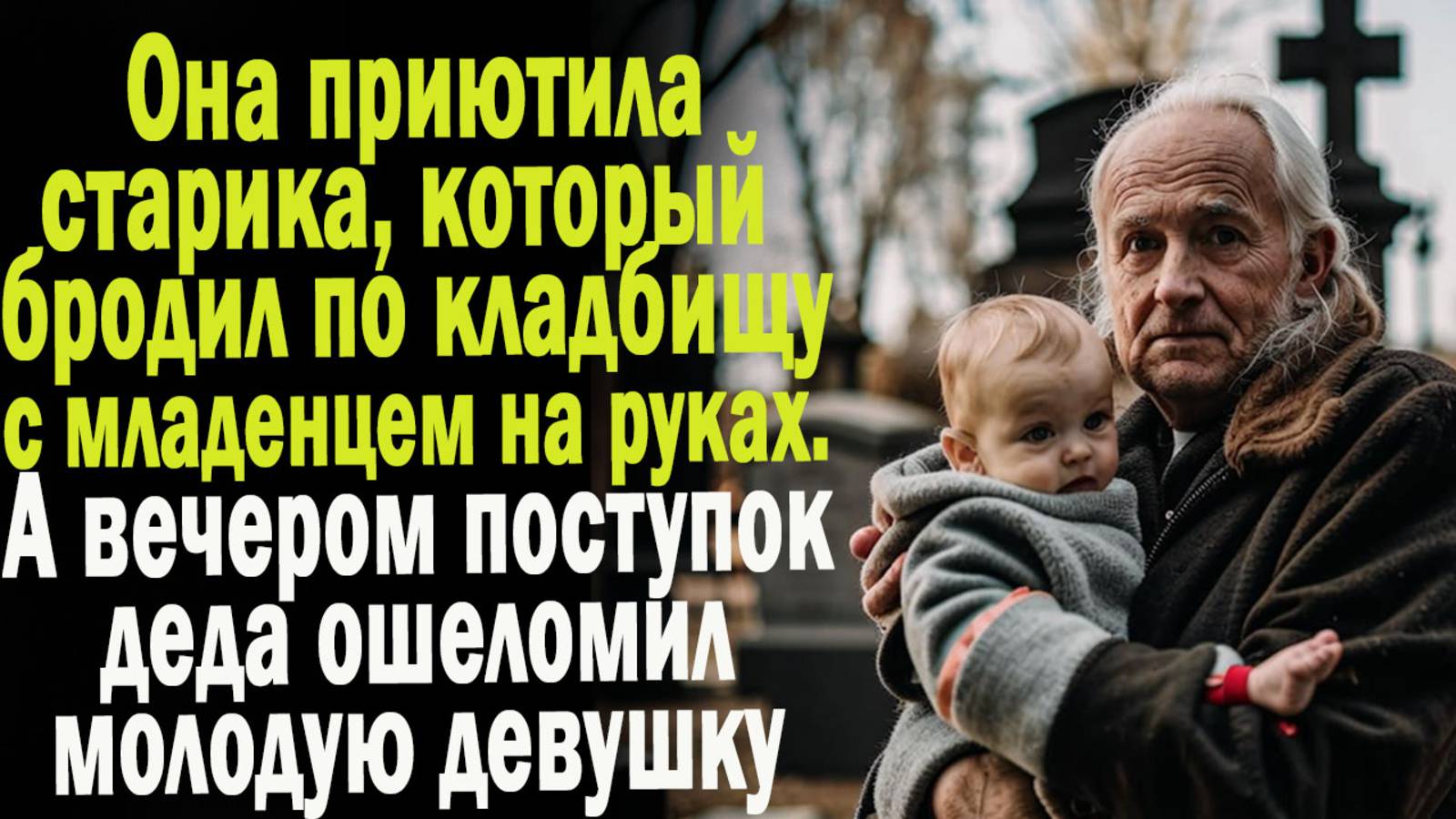 Жизненные истории "Старик с младенцем!" Истории из жизни/Слушать истории/ Аудио рассказы онлайн