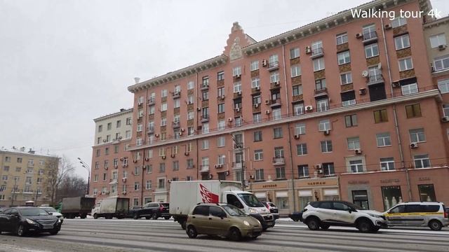 Ленинский проспект Москва - Улица Москвы - Уличные сцены Москвы - Прогулка по Москве