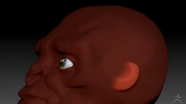 Создание головы существа , анимация