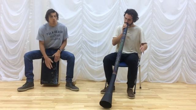 forest jam project - didgeridoo+cajon jam