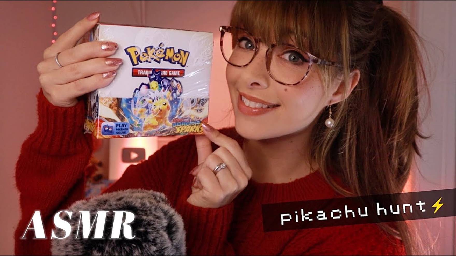[Rainessa ASMR] ⚡️ Surging Sparks Pokémon Card Opening! Chasing Pikachus, Dragons and Zzz's! 😴