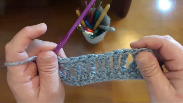 Crochet  comment faire la triple bride ,quadruple bride  كروشيه العمود ب ثلاث لفات و اربع لفات
