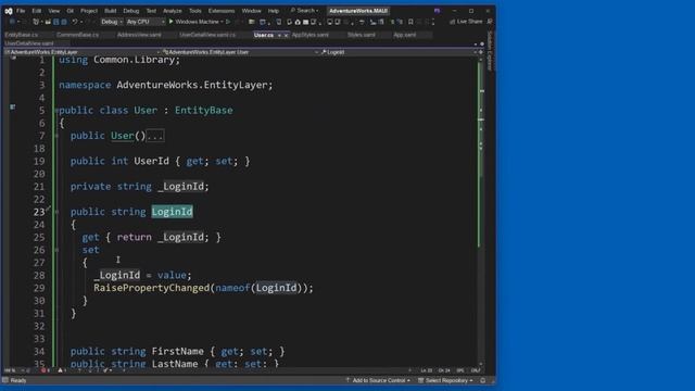 Update UI When Properties Change (13 of 18) Создание приложений с помощью XAML и .NET MAUI (с русски