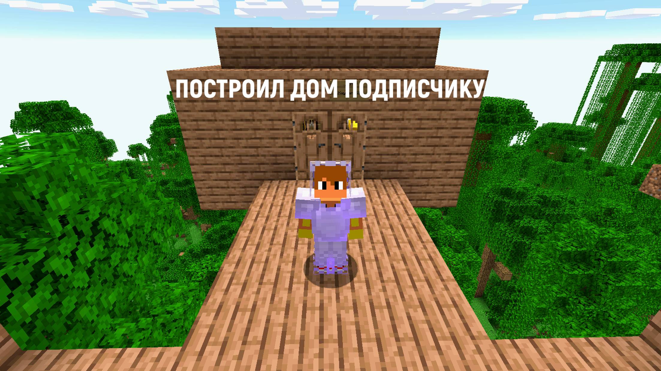 ПОСТРОИЛ ДОМ ПОДПИСЧИКУ НА REALLYWORDL