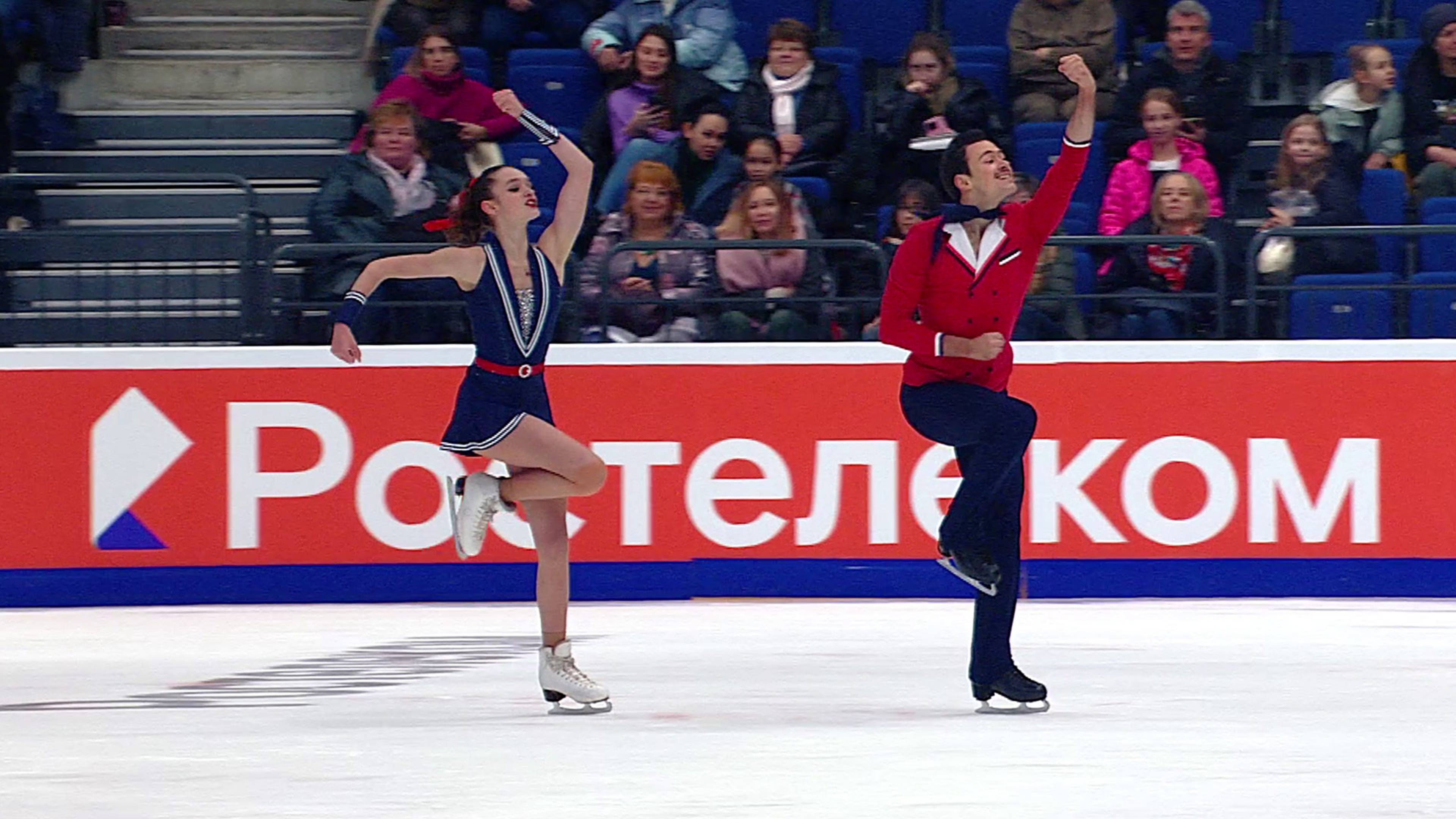 Варвара Жданова — Тимур Бабаев-Смирнов. Танцы на льду. Ритм-танец. Москва. Гран-при России