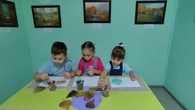 Картинная галерея в детском саду