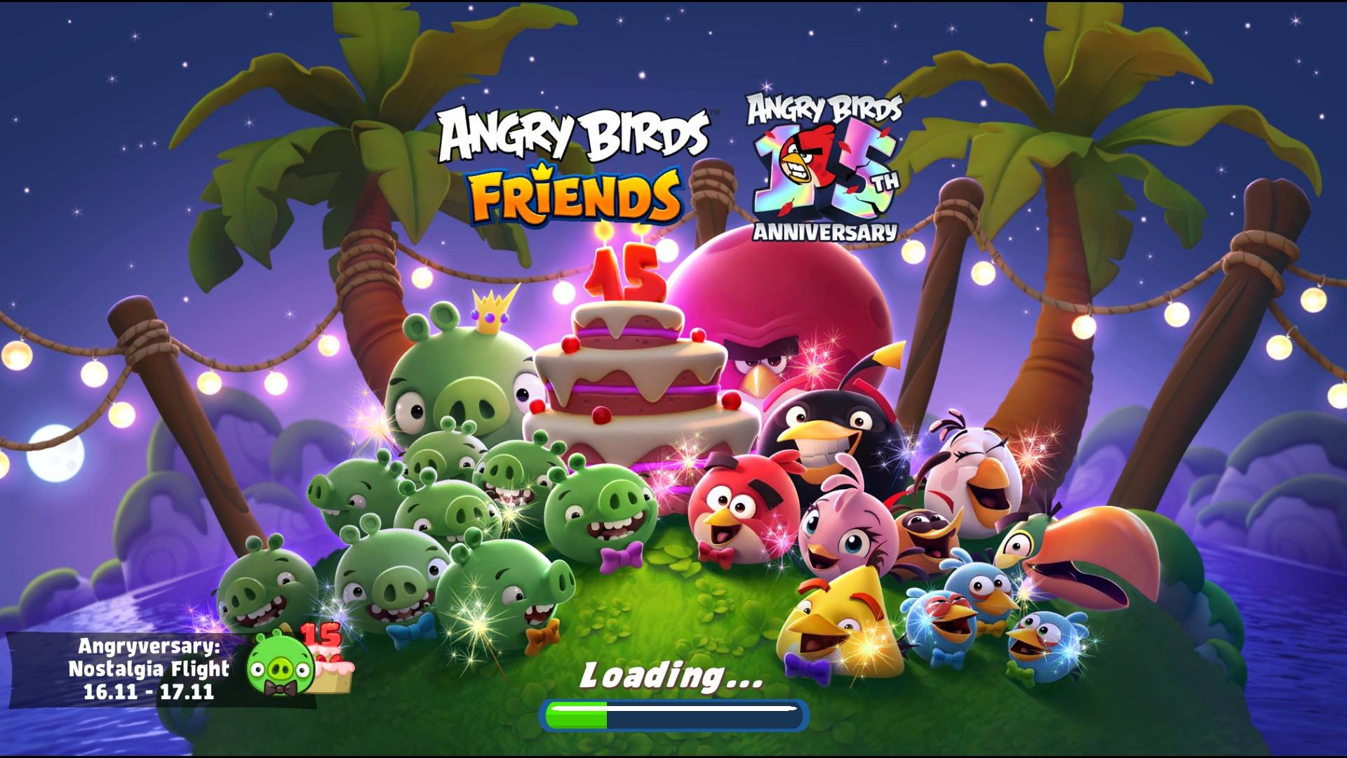 Angry Birds Friends. Angryversary: Nostalgia Flight 1. 3 stars. Прохождение от SAFa