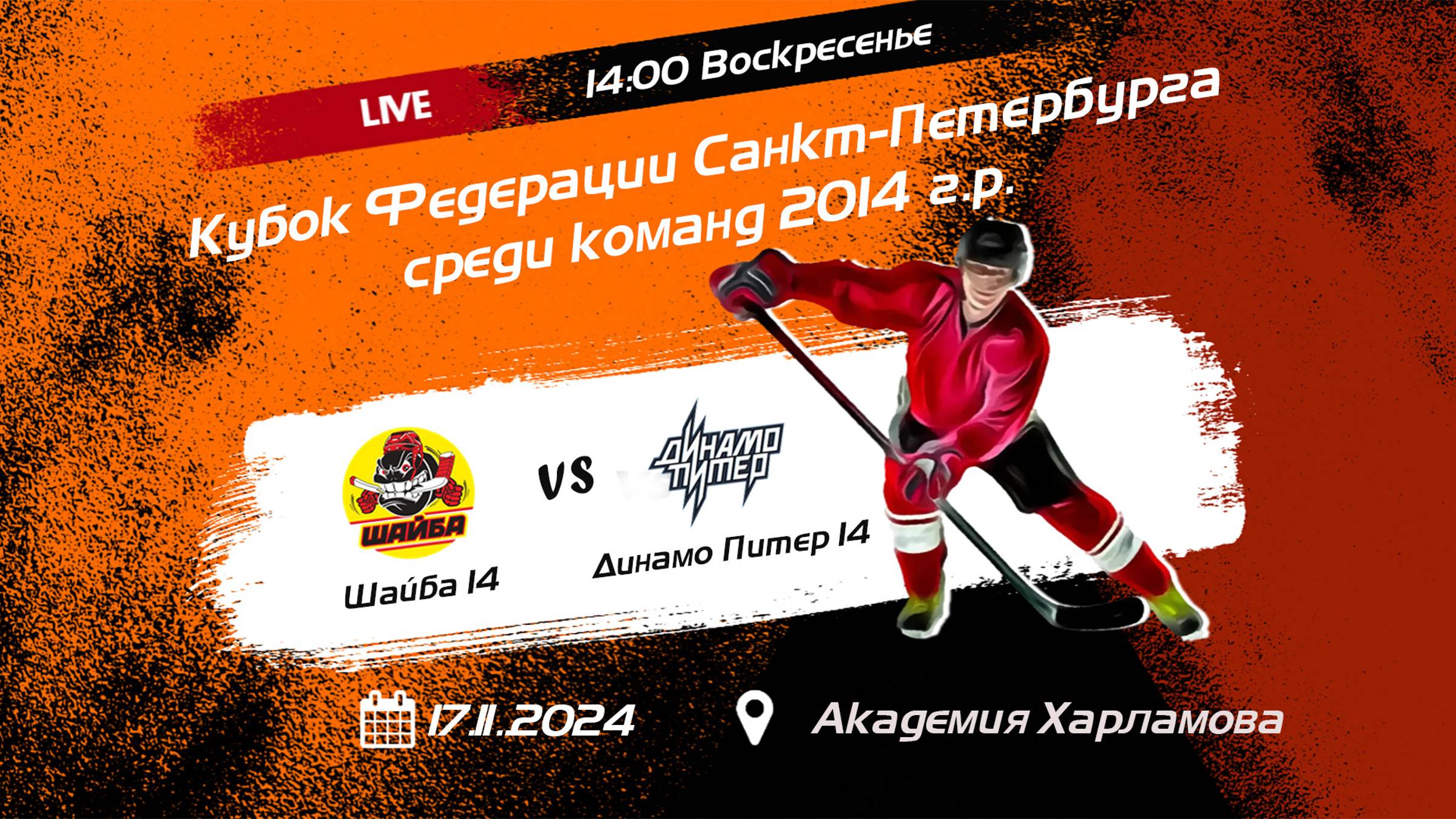 Шайба 14-Динамо Питер 14 17.11.2024г.