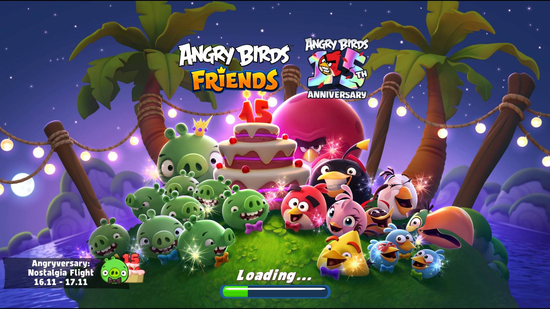Angry Birds Friends. Angryversary: Nostalgia Flight 9. 3 stars. Прохождение от SAFa