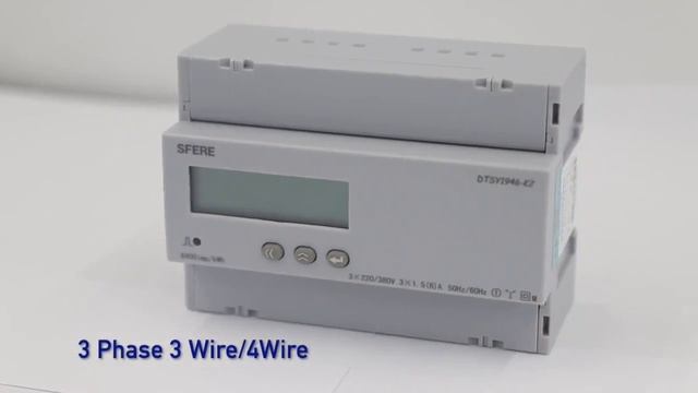 DDS1946 din rail watt meter 3phase/1 phase kwh Modbus energy meter Elecnova/Sfere Electric