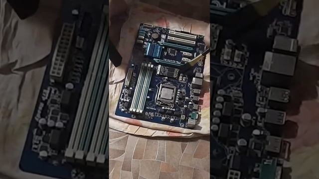 Чистка материнской платы