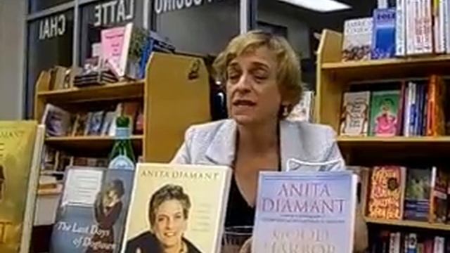 Author Anita Diamant in Plymouth for book-signing