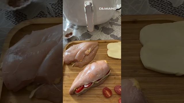 Куриная грудка с моцареллой и черри в аэрогрили Demiand 🐔