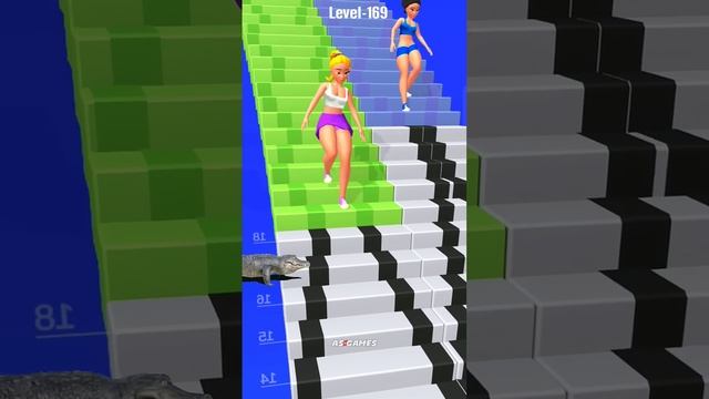 Dance Stairs Race Thrills 169 🥰 Baby Elephant #funny #viralshort #mobilegame #crush  @rmigamerz