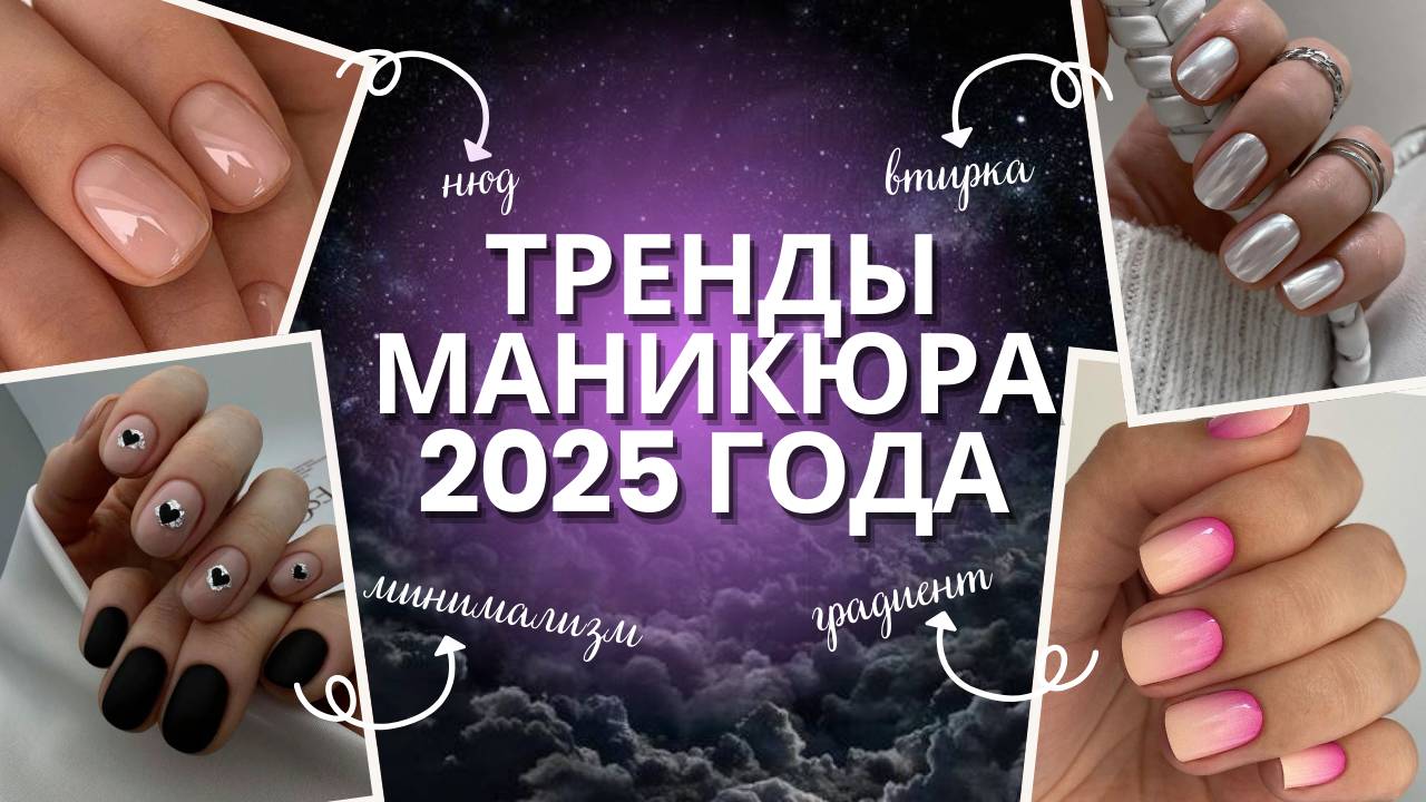 Маникюр в 2024-2025 году | Тренды, новинки и идеи дизайна ногтей |Что модно, а что уже устарело