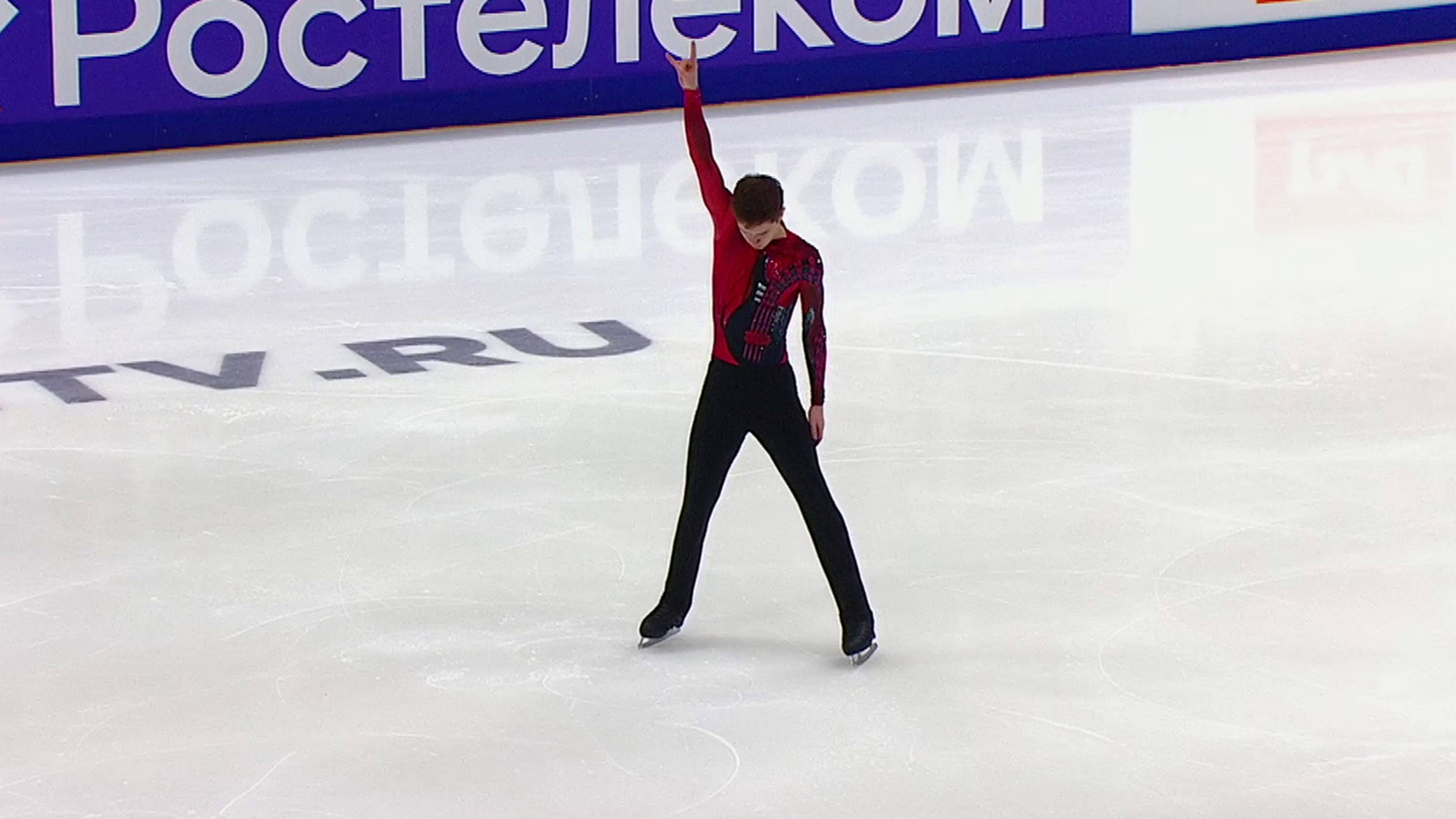 Григорий Федоров. Мужчины. Короткая программа. Москва. Гран-при России по фигурному катанию