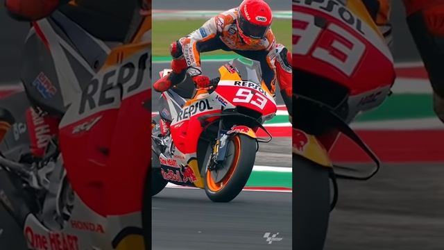 Marc Marquez sent skywards before superman save ｜ 2021 #EmiliaRomagnaGP