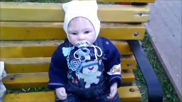 Прогулка с реборном Дениской)