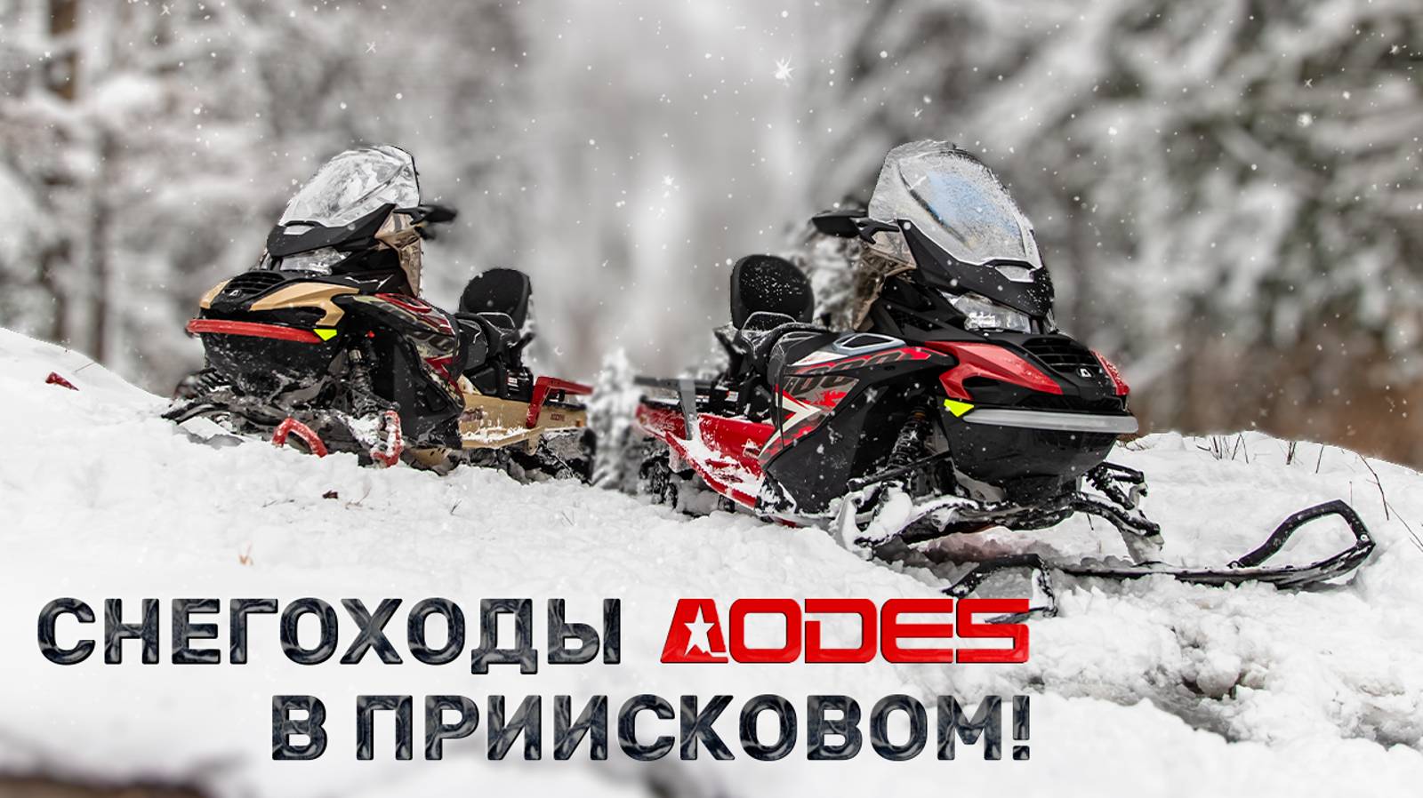 Снегоходы AODES в Приисковом! Полный обзор Snowcross 1000 WT и SWT