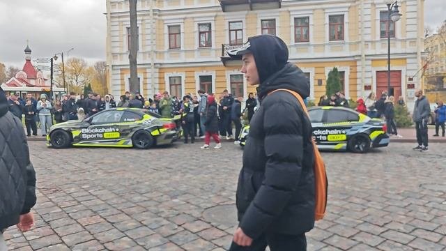 Дмитрий Нагула и Антон Поздняков на улице Ожешко