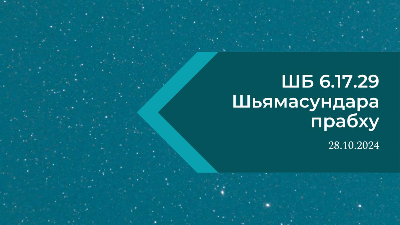 ШБ 6.17.29 Шьямасундара дас 28.10.24