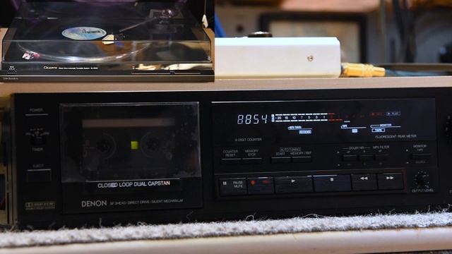 Recording Test On The Denon DR-M44 Cassette Deck