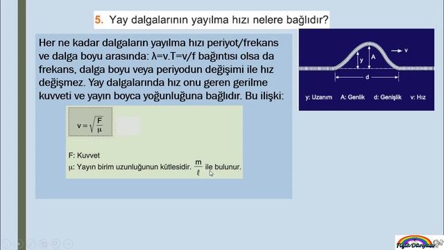 fizik 10 dalgalar ünitesi soru çözümleri 2
